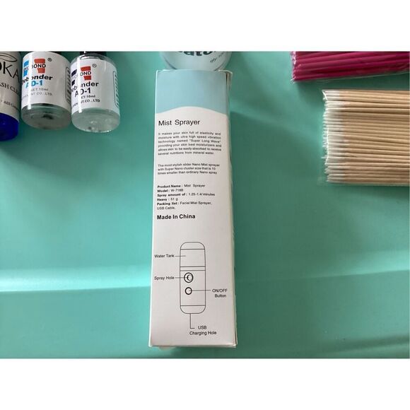 Lot of Lash Extension Supplies Kit Tweezers Mister Bonder Eye Pads Esthetics Est - Picture 8 of 13